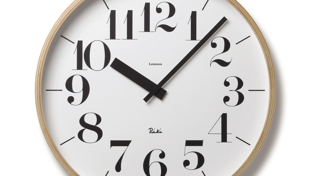Lemnos RIKI Clock | Japanese Design Clock | Lemnos Clocks