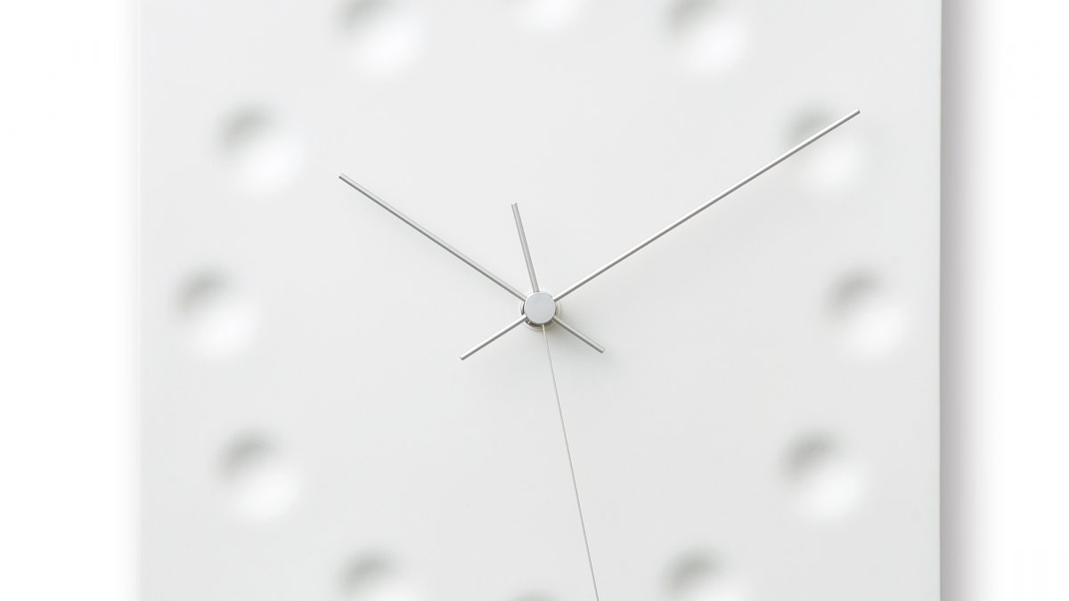 Lemnos Wall Clock Drops Draw The Existance | Japanese Design Clock