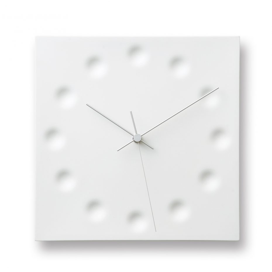 Lemnos Japanese Design wall clock Drop draw the existence KC03-23