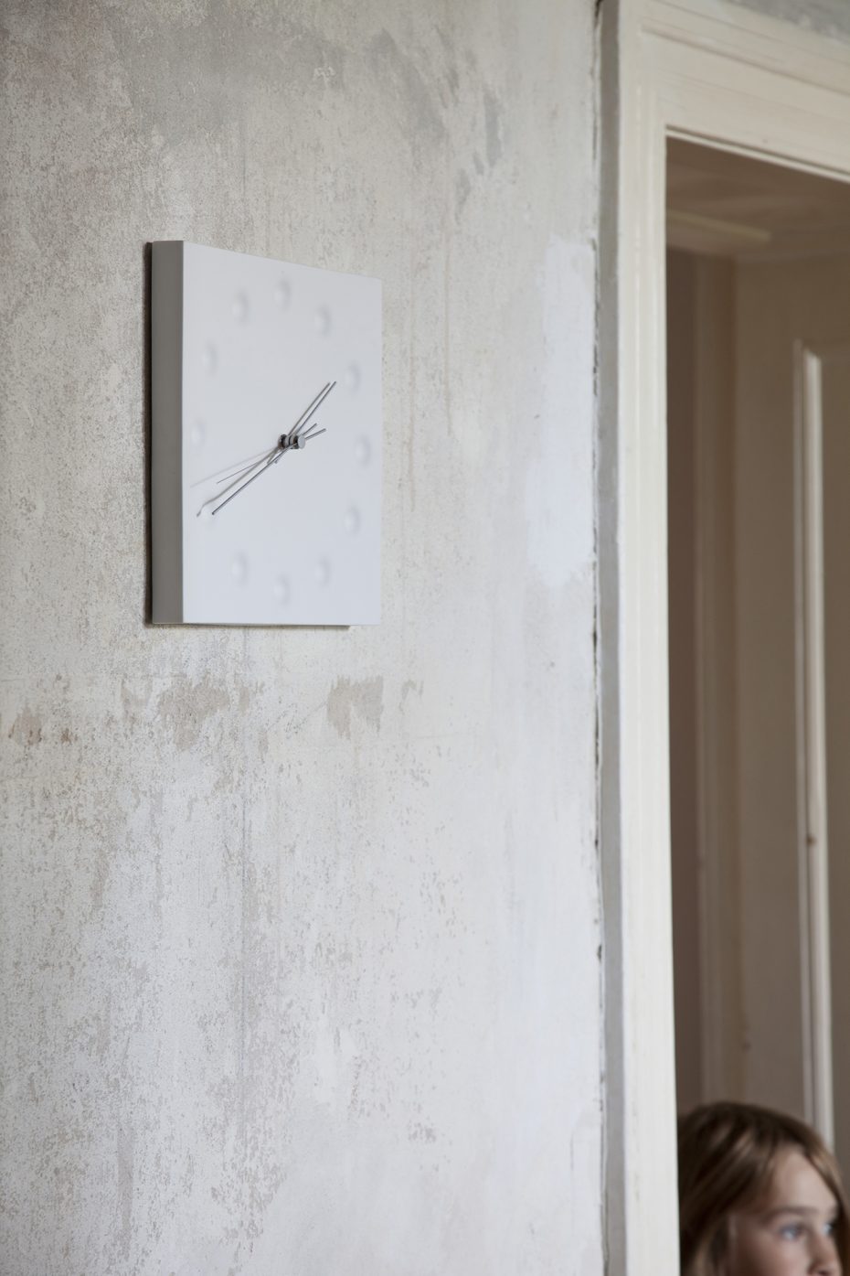 Lemnos Japanese Design wall clock Drop draw the existence KC03-23
