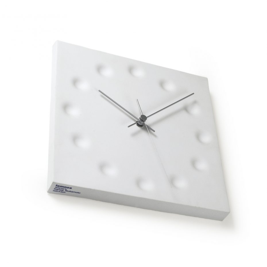Lemnos Japanese Design wall clock Drop draw the existence KC03-23