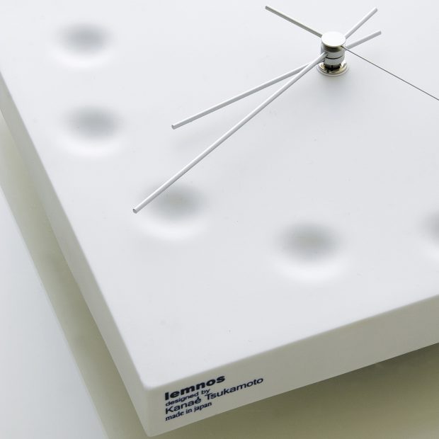 Lemnos Japanese Design wall clock Drop draw the existence KC03-23