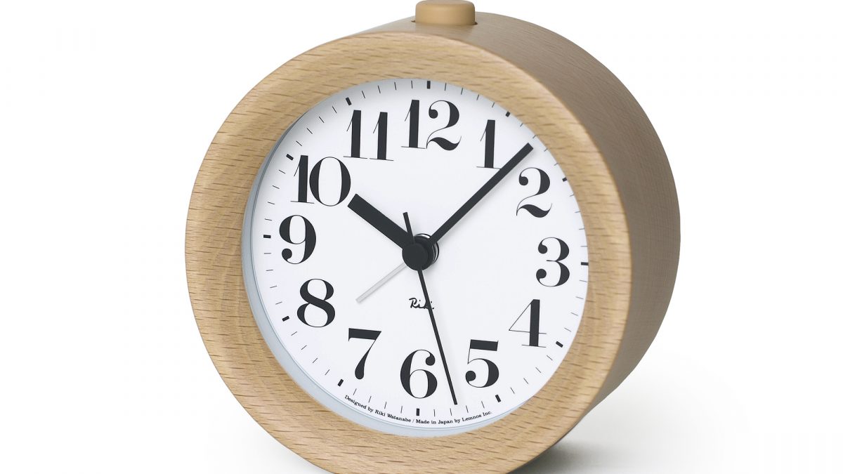Lemnos Riki Alarm Clock | Japanese Design Clock | Lemnos Clocks
