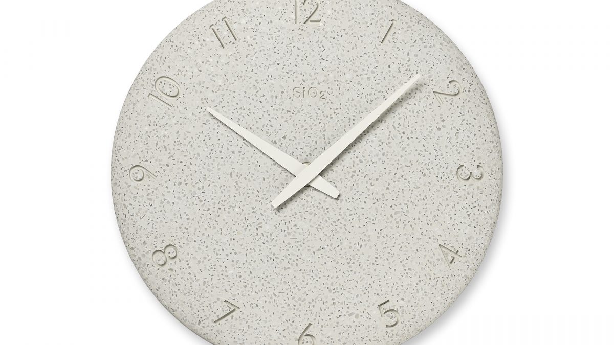 Lemnos Wall Clock SiO2 CLOCK [ Washed finish ] | Japanese Design