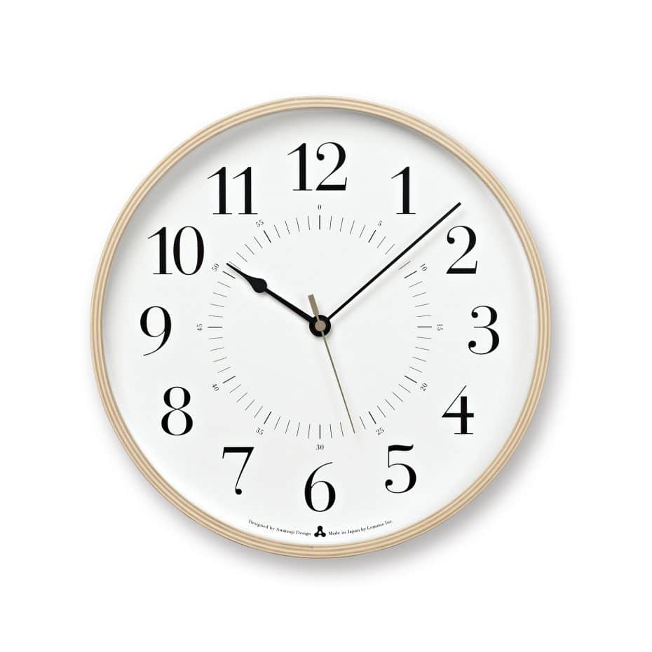 Lemnos Wall Clock Awa Toki